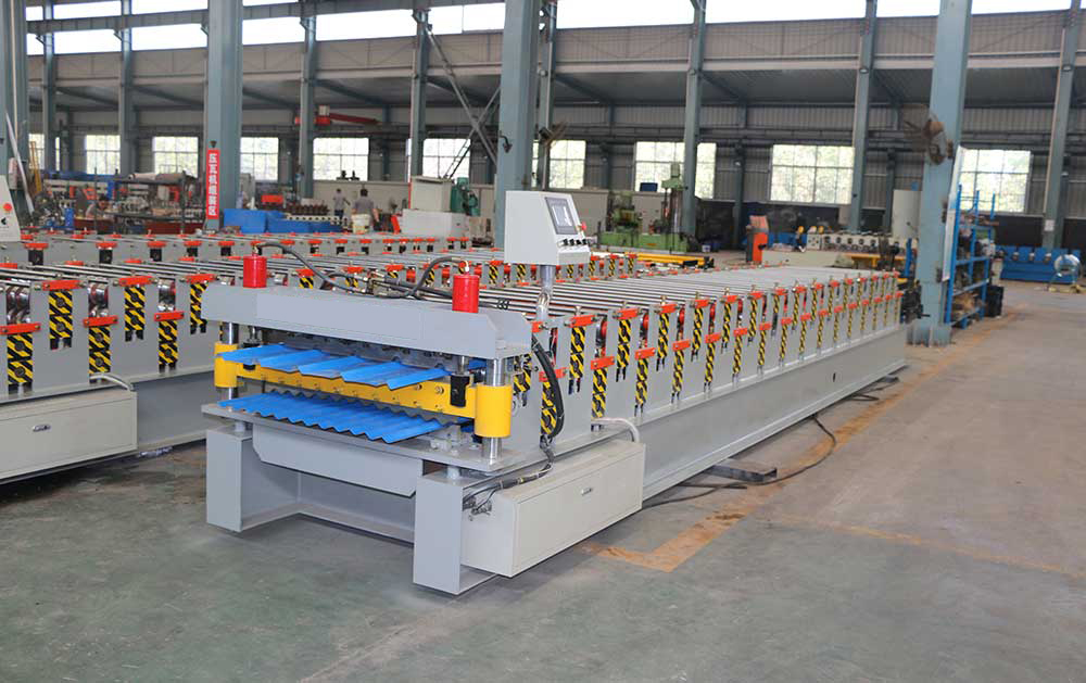 Double Layer Roof Sheet Roll Forming Machine (YX820-836)