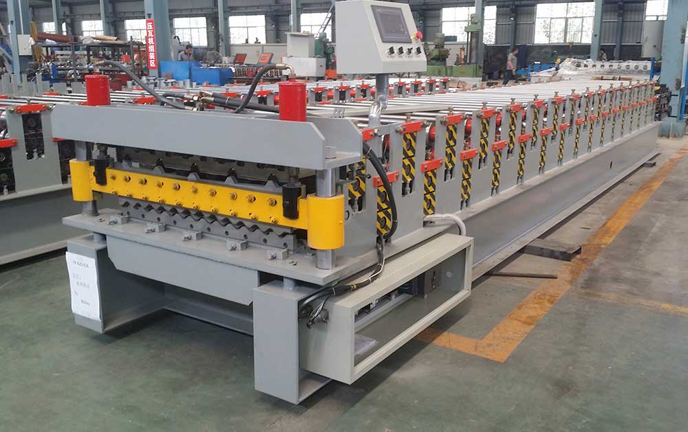 Double Layer Roof Sheet Roll Forming Machine (YX836-840)