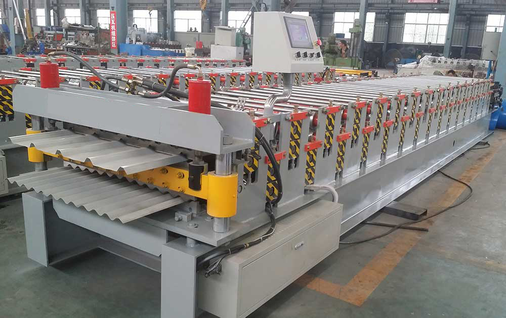 Double Layer Roof Sheet Roll Forming Machine (YX836-840)
